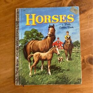 1969 edition: HORSES a little golden book